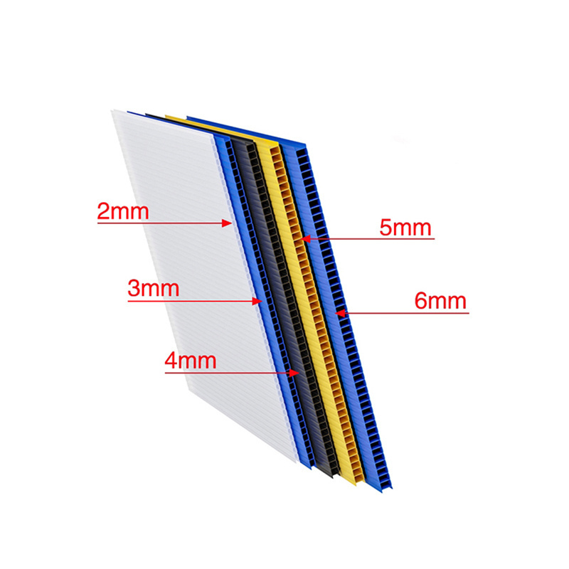 Factory Sale 2-8mm Pp Hollow Fluted Corrugated Plastic Sheet Yard Sign Pp Hollow Sheet For Sale