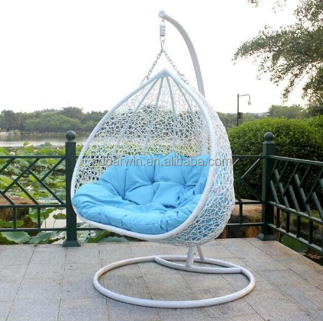 Cheap swing bubble hanging egg chair balcony rattan double outdoor hanging swing chair