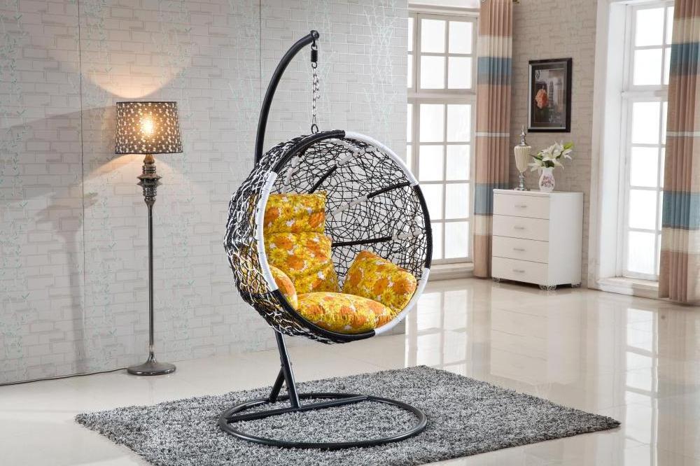 High Quality Plastic Rattan Hammock Swing Chair Indoor and Outdoor Use for Home Garden Hotels Malls for Park Living Room