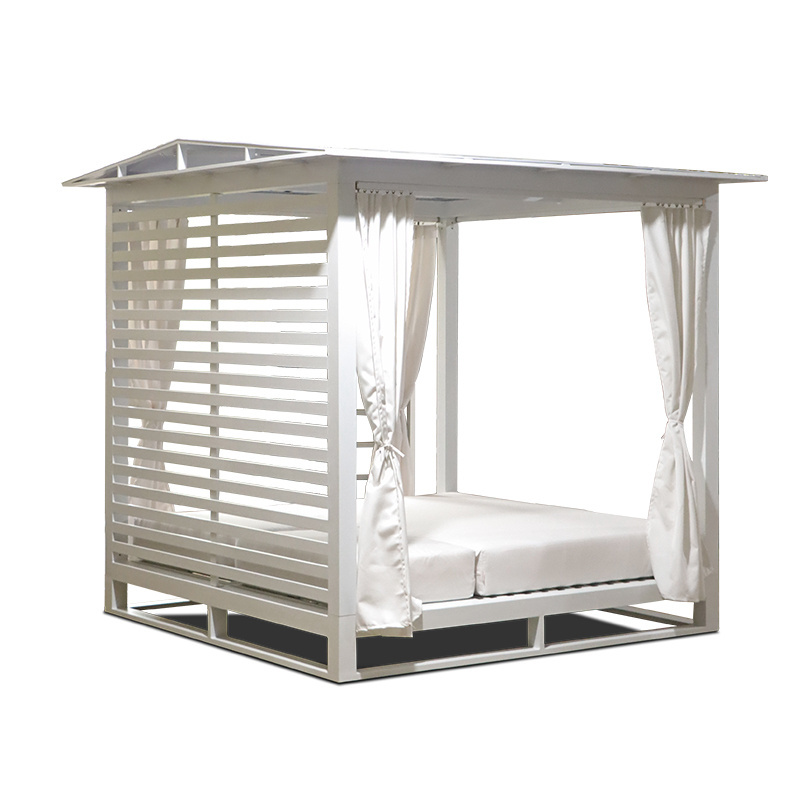 sunbeds for hotel pool double aluminium beach cabana sunbed tanning outdoor daybed with trundle furniture