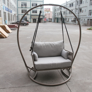 foshan darwin furniture hanging egg chair without stand rope swinging hammock chair factory price