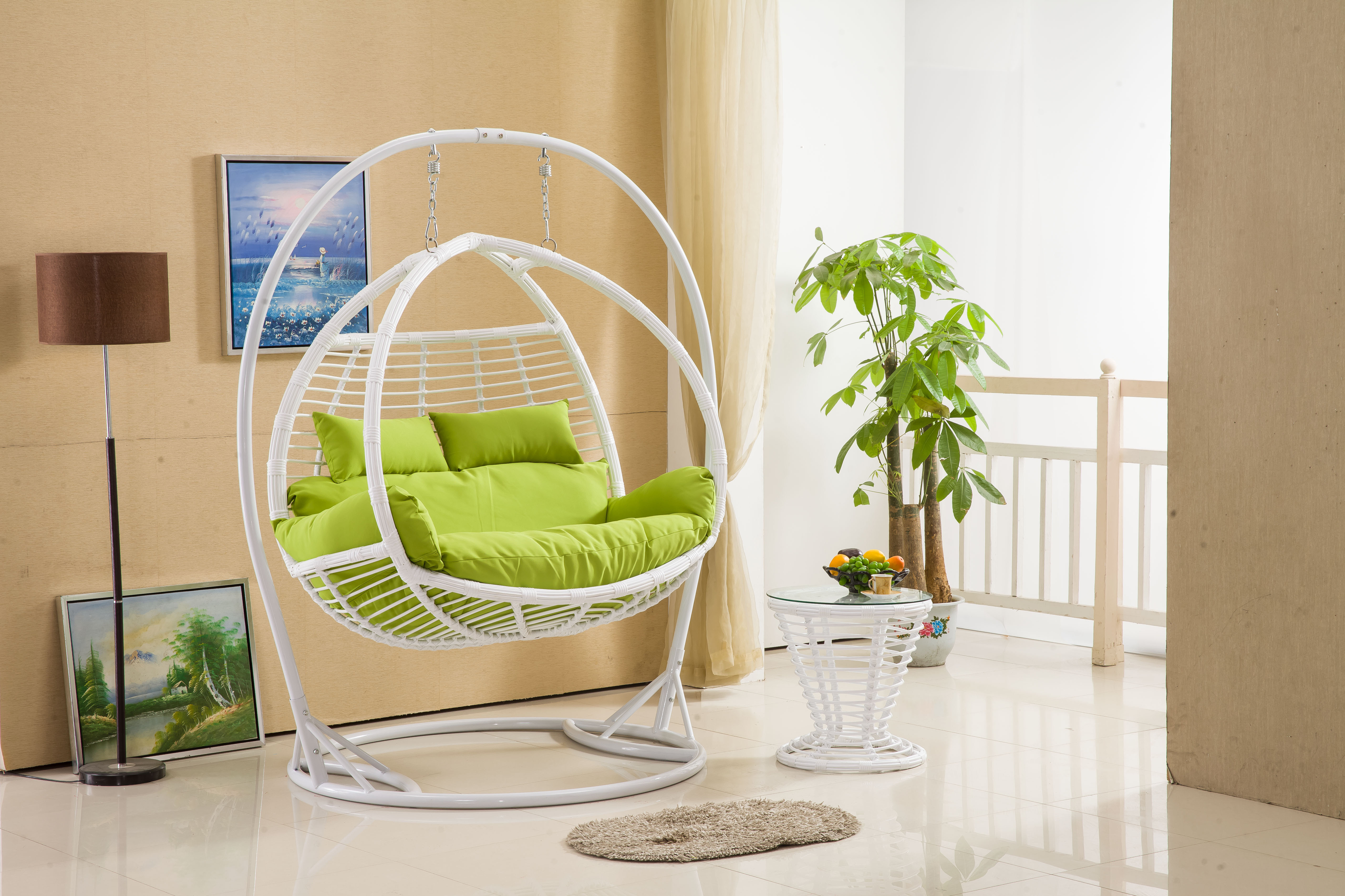 foshan factory patio swings with stand garden hammock cheap porch swing hanging chair