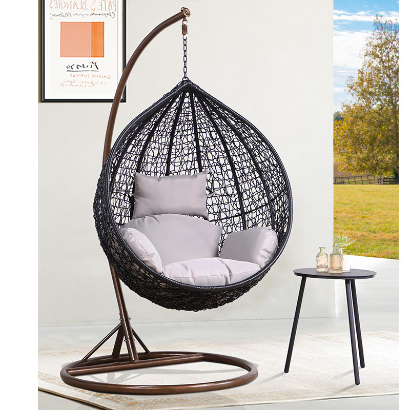 Modern Acrylic Hanging Swing Chair Bamboo Patio Rattan Wicker Egg Swing for Indoor and Outdoor Use Price