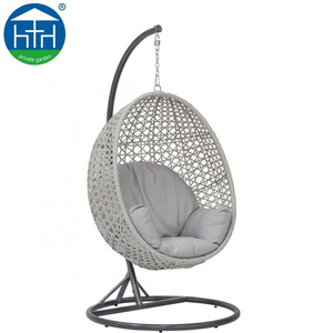 Outdoor or indoor PE rattan wicker porch swing patio swings outdoor furniture