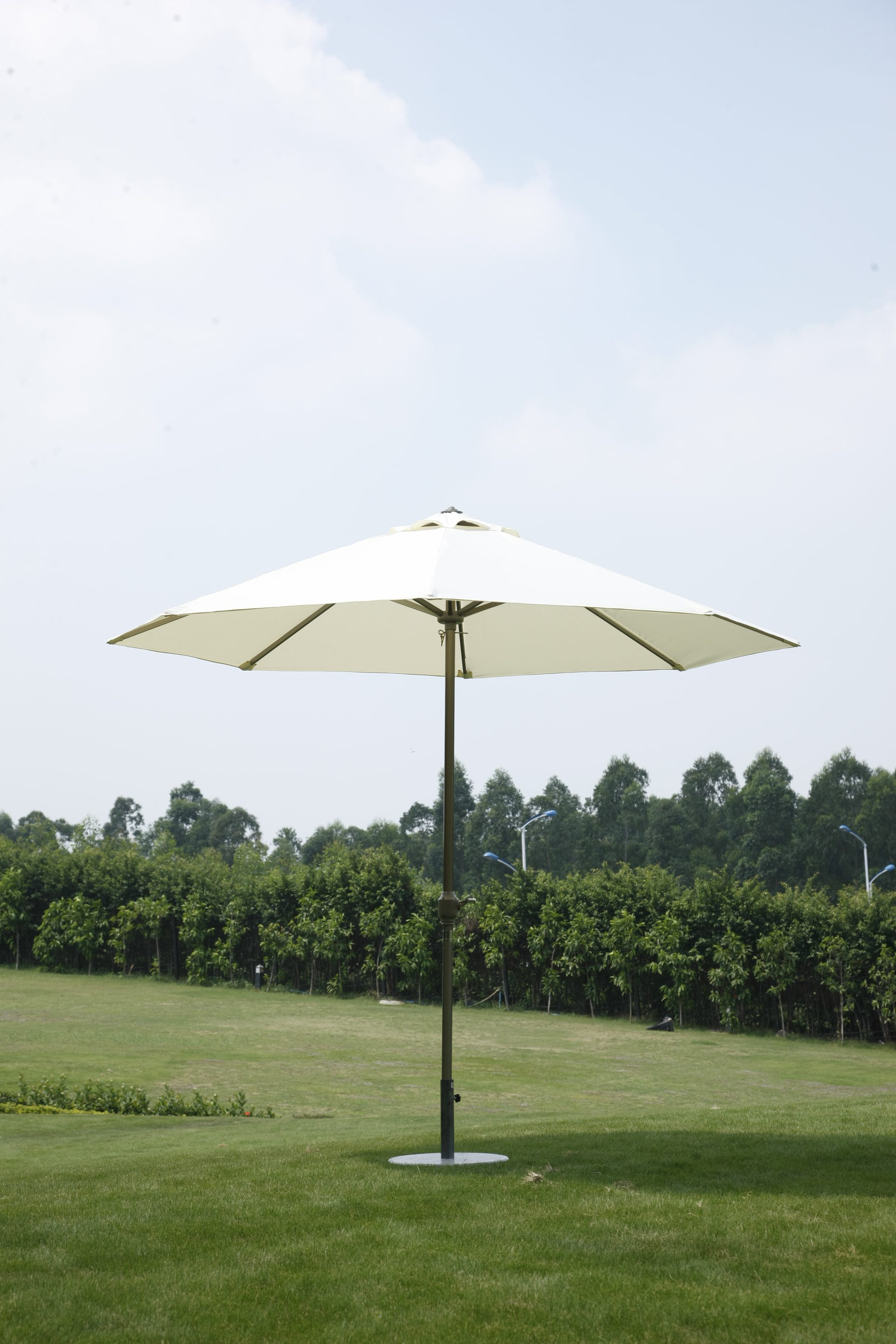 Discount Stylish Outdoor furniture Garden Umbrella stainless steel strong aluminum umbrella