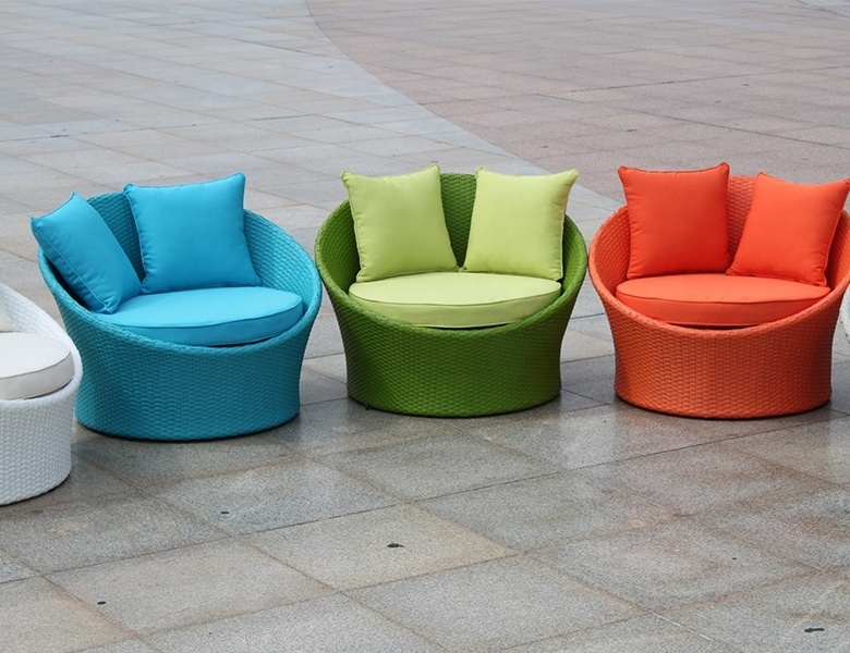 Out Door Furniture Garden Rattan Garden Furniture Set Outdoor Patio Sectional Sofa Rattan / Wicker Synthetic Poly PE Rattan