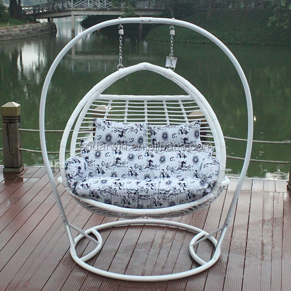 Household items outdoor furniture patio garden swing double two seat hanging swing chairs