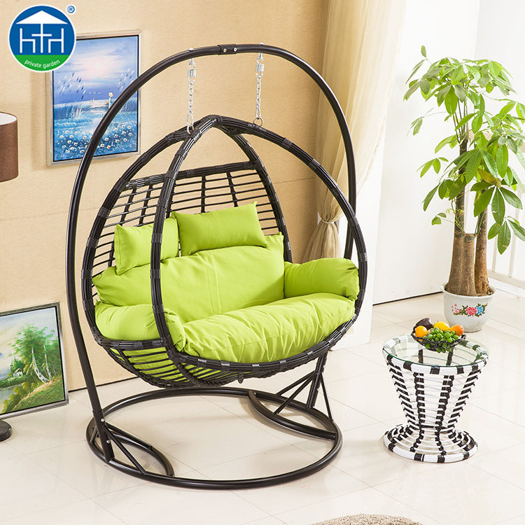 egg chair hanging black double seat rattan wicker hanging egg chair patio swings