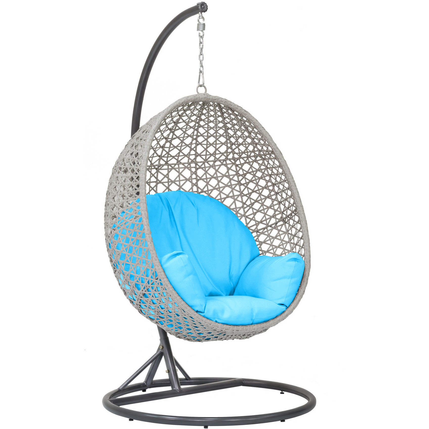 China modern high quality egg swing chair hanging outdoor garden swings factory