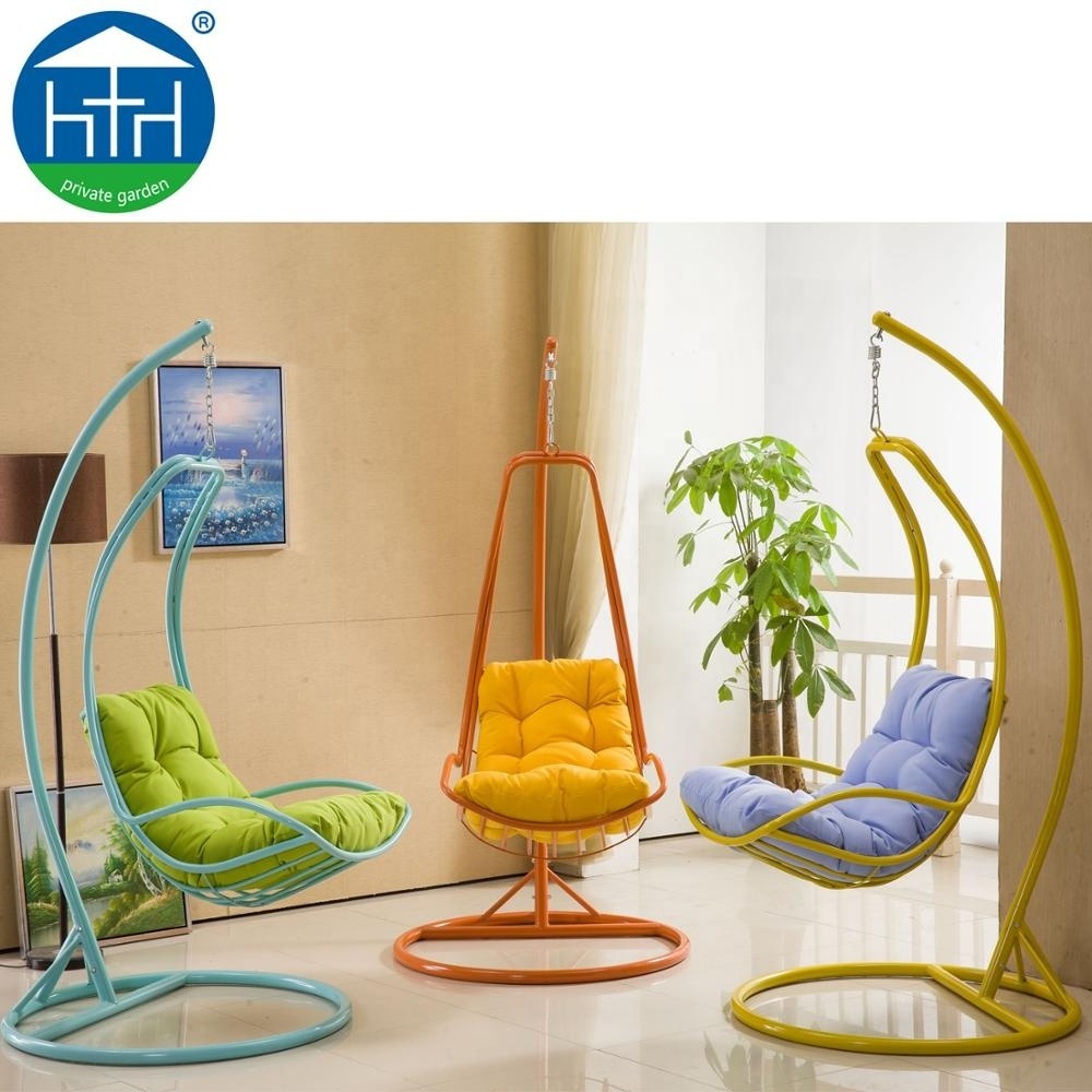 single hammock swing wicker garden furniture PE rattan outdoor egg hanging swinging chair for balcony