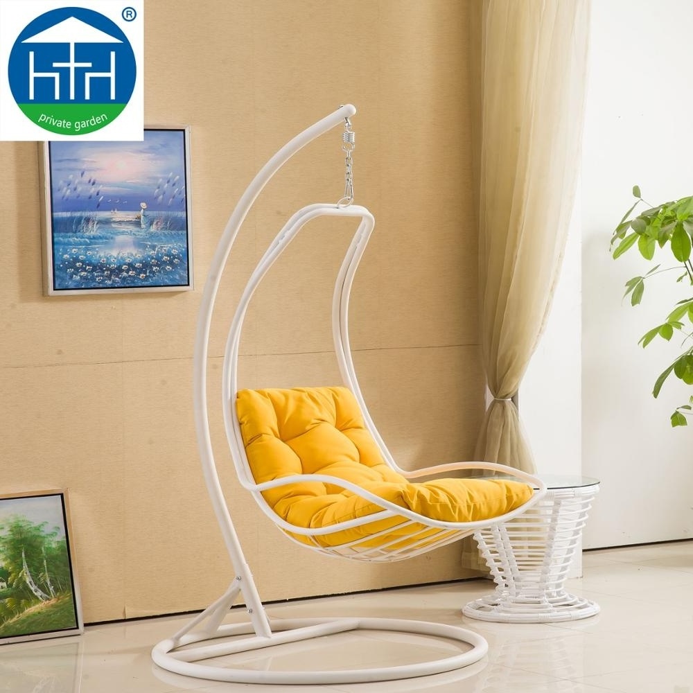 single hammock swing wicker garden furniture PE rattan outdoor egg hanging swinging chair for balcony