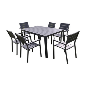 best  elegant dining table extended and 6 chairs	table and chairs outdoor villa dining set