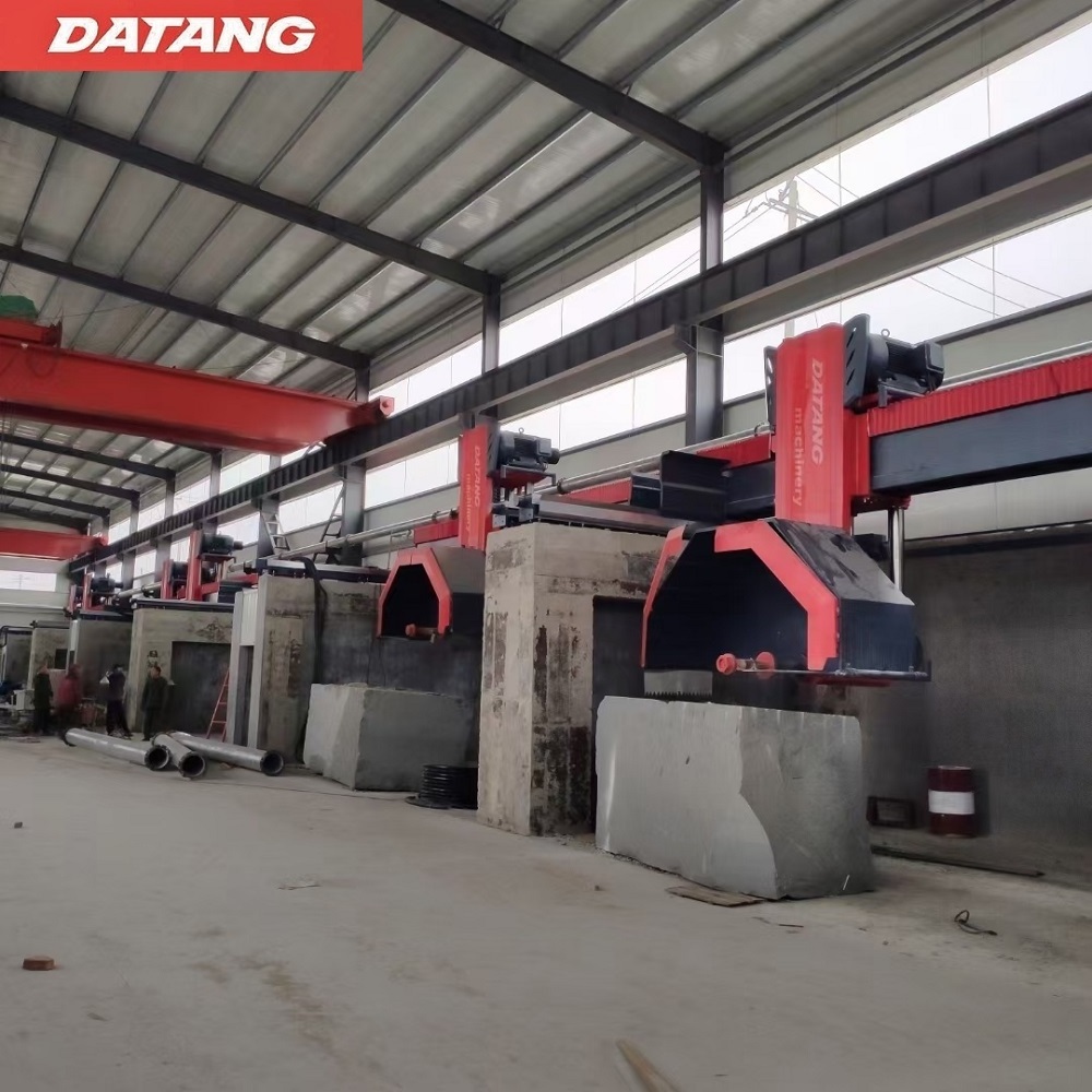 Multi Blade Quarry Raw Stone Block Granite Marble Cutter Bridge Saw Cutting Machine