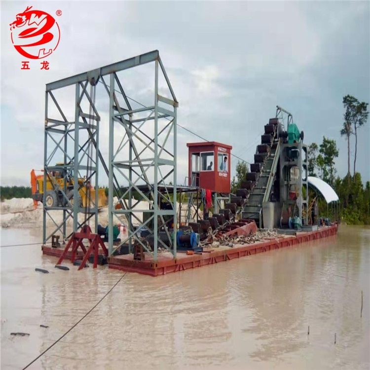 Used best-selling 250 cutter suction dredger, gold panning boat for sale