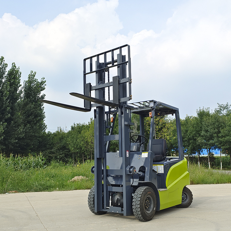 Promotion Mini Forklift 1/1.5/2/2.5/3Ton 4-wheel Electric Forklift hot sale 2t forklift truck price AC Motor solid tires