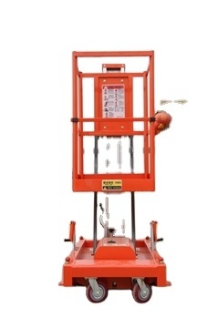 Single Aluminium Alloy Lifting Platform truck mounted scissor lift