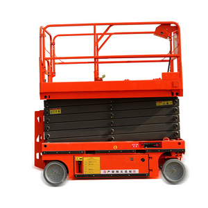 4-18m hydraulic scaffolding manlift elevated platform mobile tracked scissor work platform lift