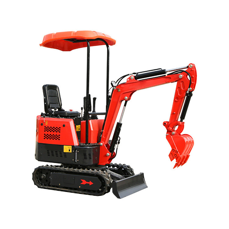 1ton mini bagger small excavator for garden 8.6kw 360 degree rotation  miniexcavador Agricola Mini excavadora