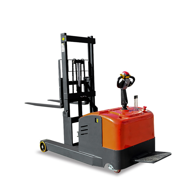 CE Approval Moving Forward Electric Forklift Legless Stacker Automatic Hydraulic Lift  Small Loading And Unloading Stacker