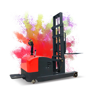 CE Approval Moving Forward Electric Forklift Legless Stacker Automatic Hydraulic Lift  Small Loading And Unloading Stacker