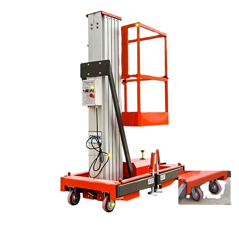 Single Aluminium Alloy Lifting Platform truck mounted scissor lift