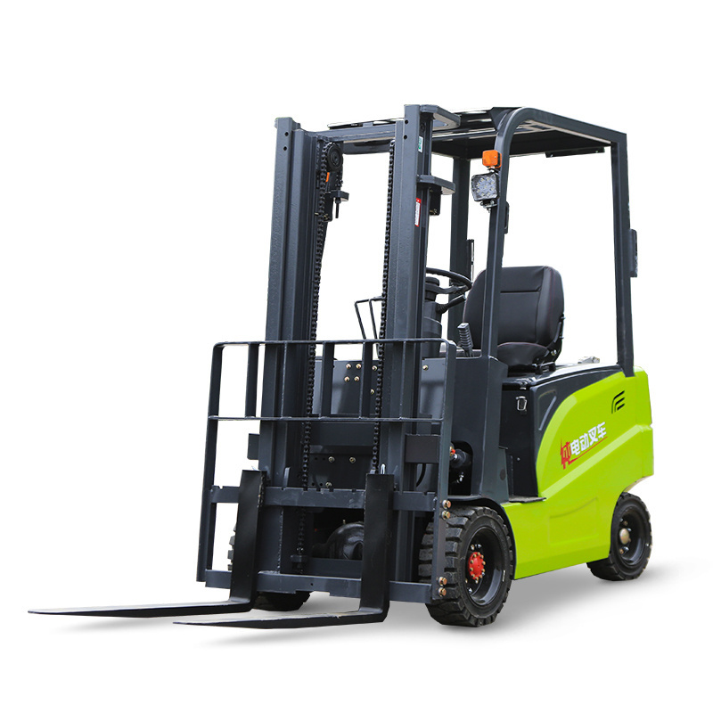 Promotion Mini Forklift 1/1.5/2/2.5/3Ton 4-wheel Electric Forklift hot sale 2t forklift truck price AC Motor solid tires