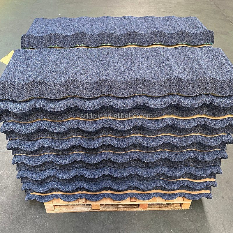 Waterproof Building Materials Roofing Shingle Stone Coated Metal Roof Tile