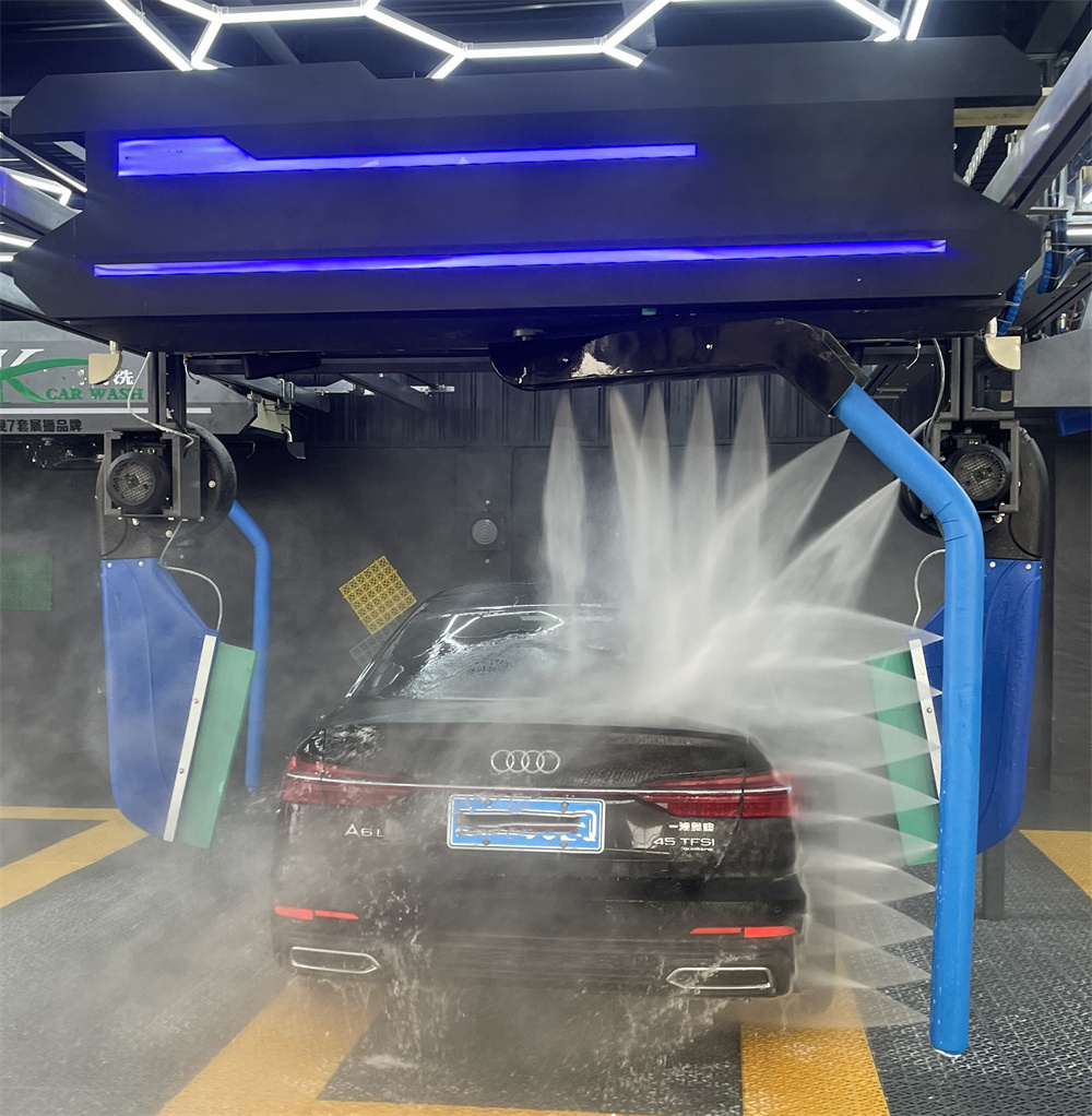 Factory Price touchless washing line fully automatic car wash machine with dryer and wax