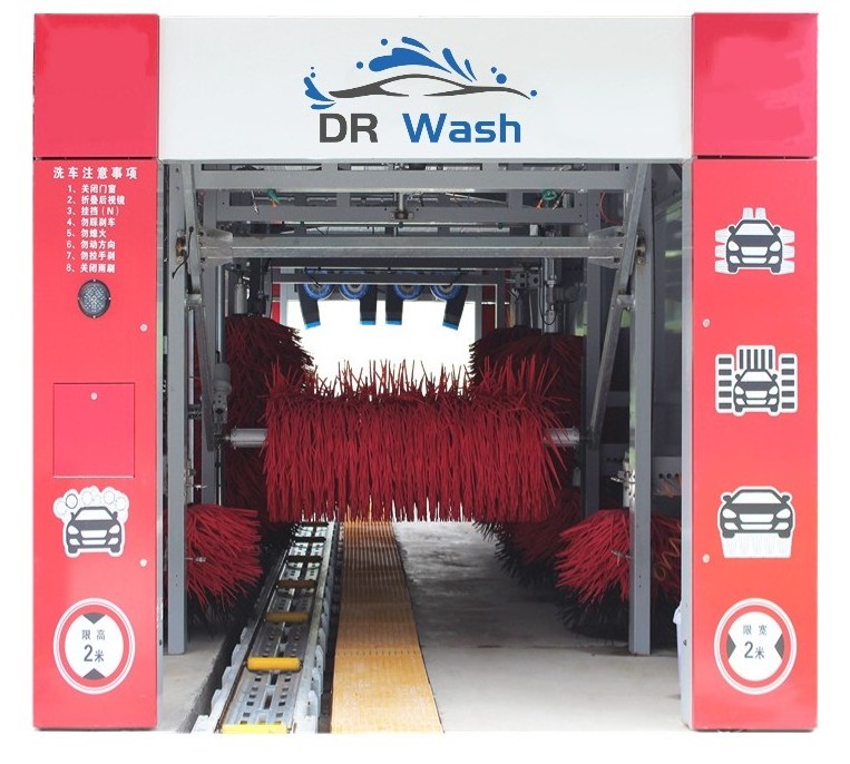 Cheap Price 60 cars/hour Cleaning speed tunnel machine car wash automatic with less water