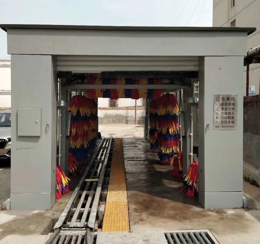 High pressure brushing car wash machine automatic tunnel carwash system for car