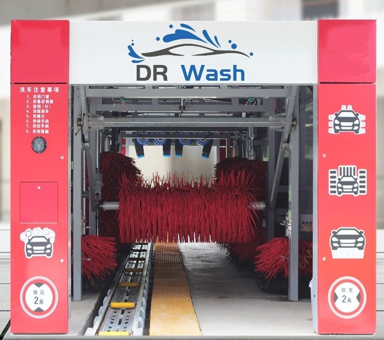 High Grade drive in automatic tunnel car wash machine system with anti-frozen system