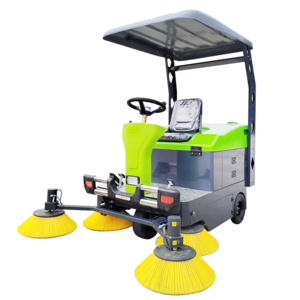 Factory Supply DM-1800 Industrial Electric Cleaning Machine Floor Mini Street Road Ride On Sweeper For Sale