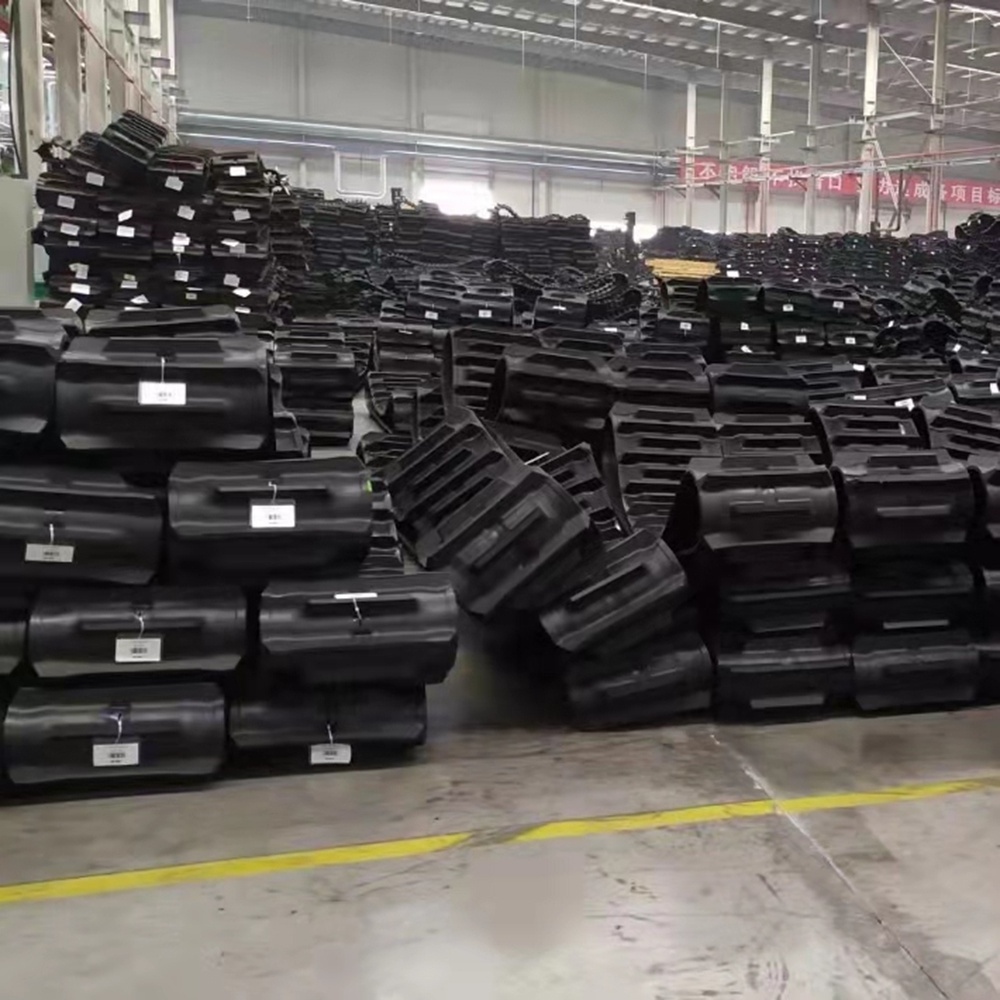 Skid steer loader mini excavator undercarriage small rubber track