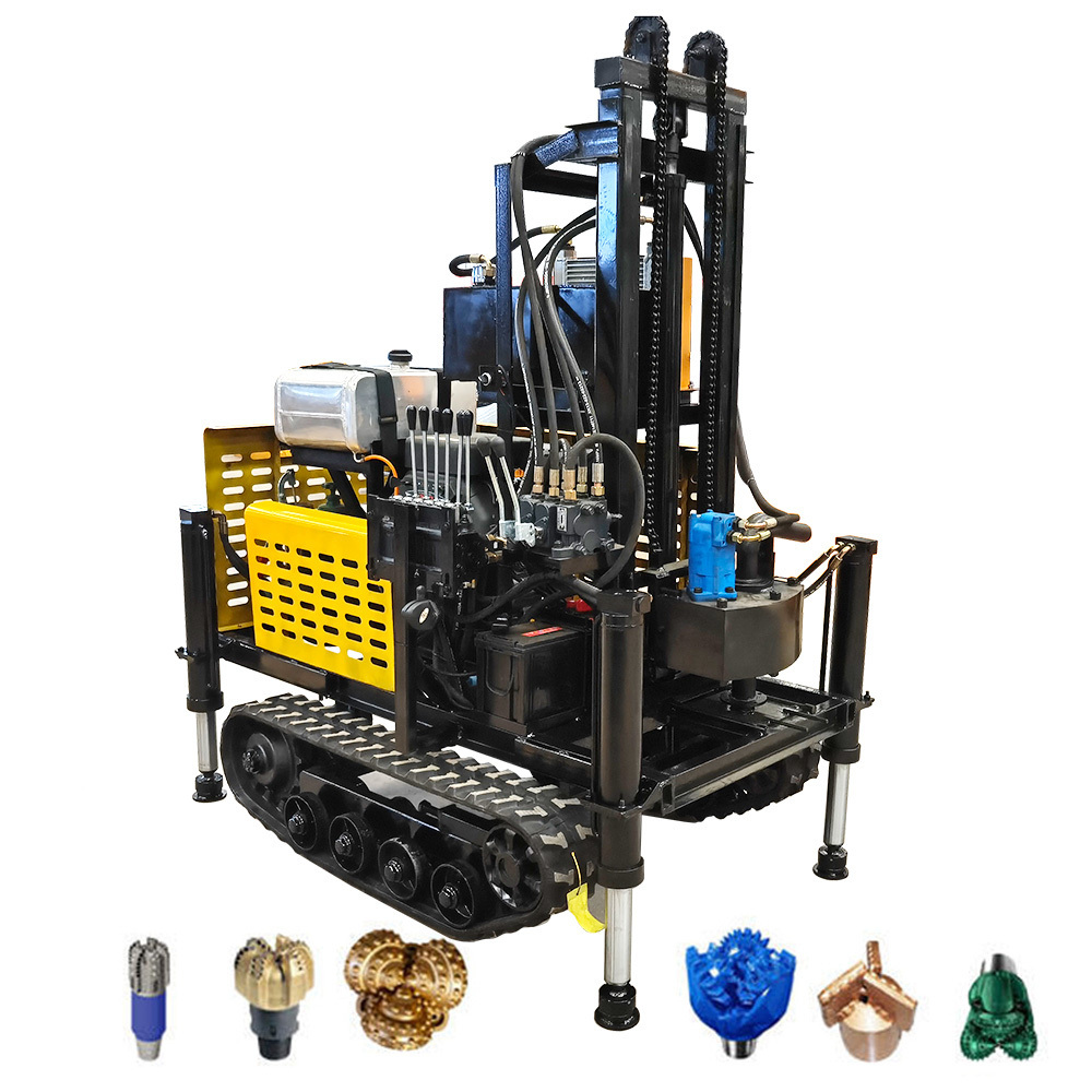 Widely used portable diesel rotary top drive water well drill machine drilling rig for sale