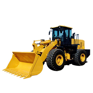 3 Ton Small Wheel Loader With Snow Bucket Blade And Blower