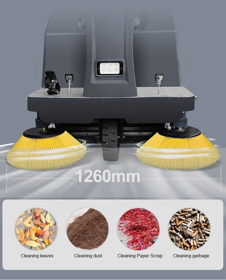 Most Excellent Quality Street Floor Sweeper Cleaning Machine Vehicle With CE