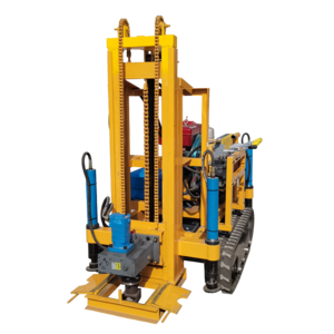 Crawler Hydraulic Drilling Rig Deep Borehole Water Well Driller for hard rock or soil