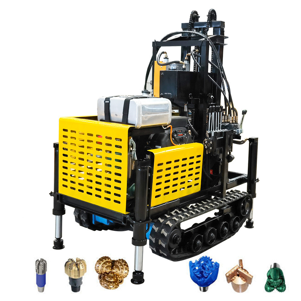 Widely used portable diesel rotary top drive water well drill machine drilling rig for sale