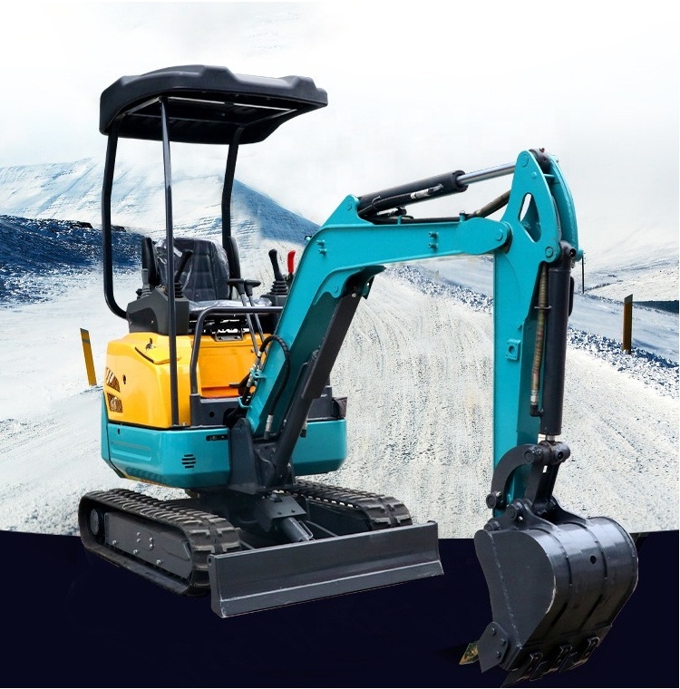 Mini excavator 2 ton mini excavadora 2t machine hot sale mini pelle excavator attachment with closed cabin