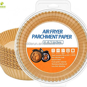 Kraft Sheets Baking Round Parchment Air Fryer Disposable Paper Liner