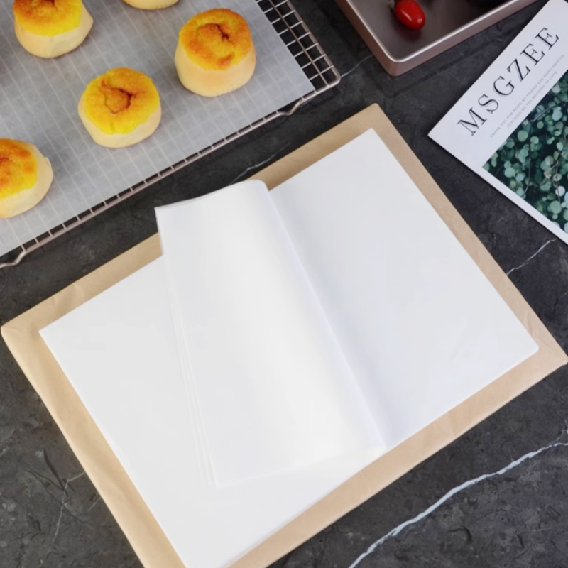 12x16 inches nonstick unbleached precut biodegradable parchment paper sheets for baking