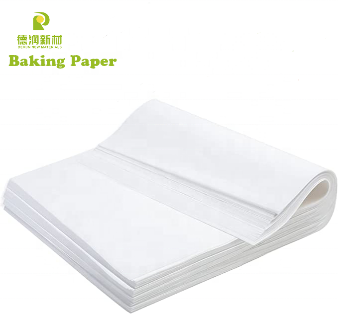 38gsm 39gsm 40gsm 400x600 500x*700mm Silicone Coated Precut Food Baking Custom Parchment Paper