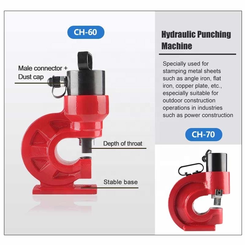 Hydraulic Bus Bar Machine Ch70 Cb200a Cwc200 Copper Aluminum Row Busbar Bending And  Punching Cutting Machine Busbar Machine