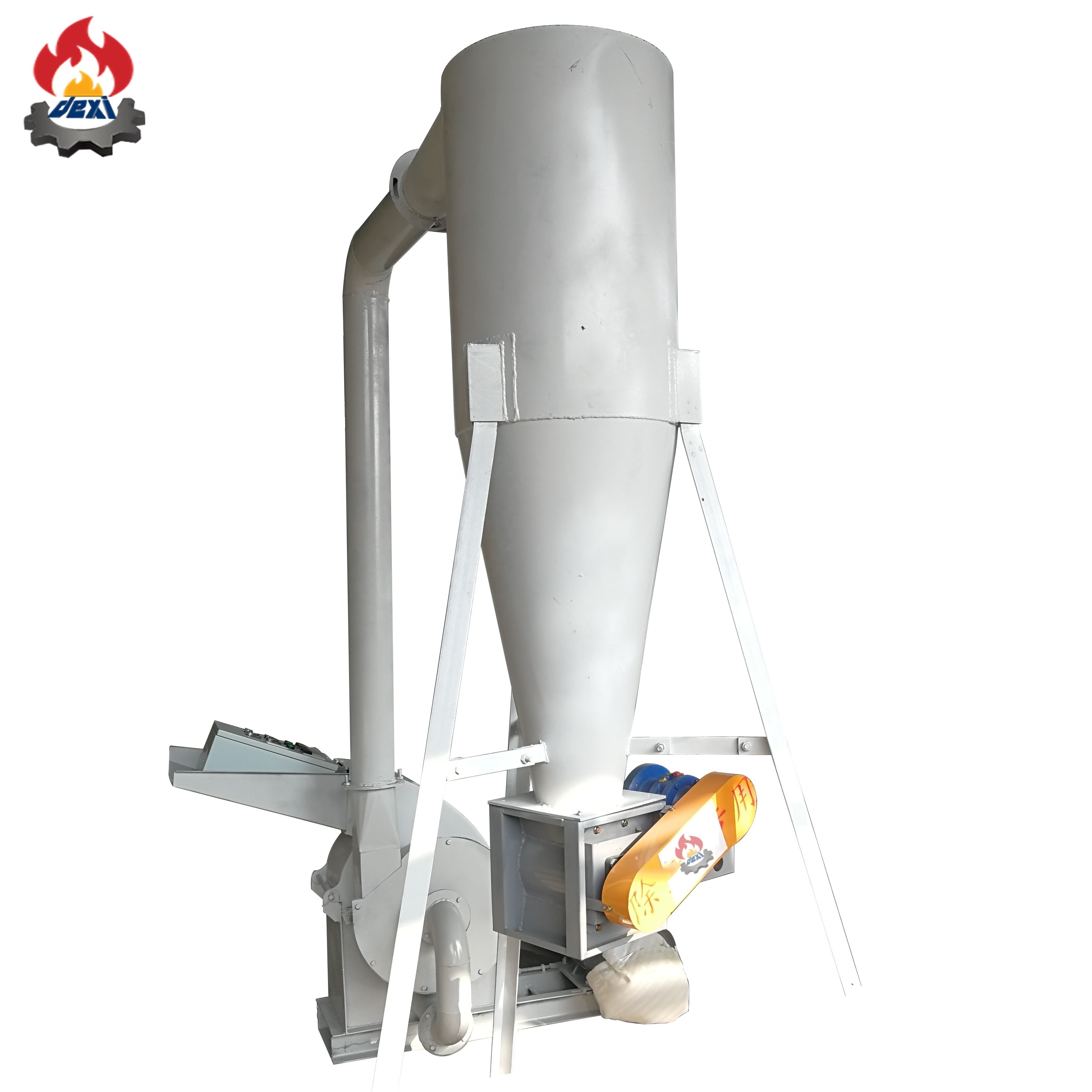 High Capacity Grinding Machine 800kg/H Coconut Shell Crushing Machine