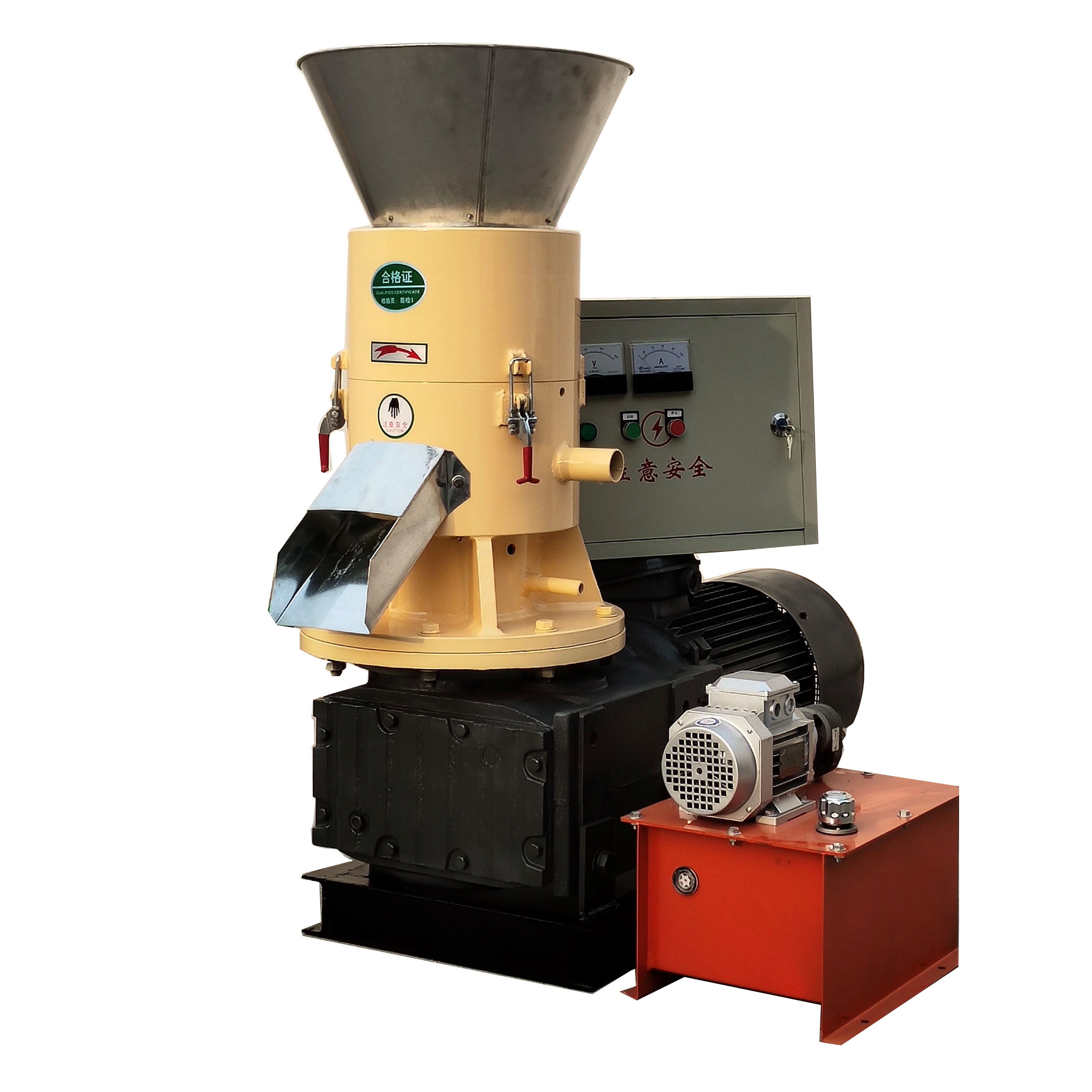 wood pellet line/alfalfa cubes pellet machine/bamboo powder pellet machine animal food extruder biomass wood