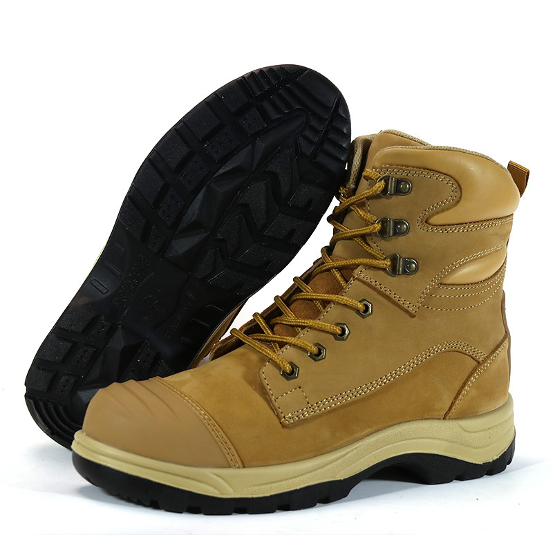 2023 Anti-Crash Anti-Puncture Anti-Static, Anti-Ski, Anti-Oil Steel Toe Heavy Duty Safety Boot Shoes Protective Work Mining Boot