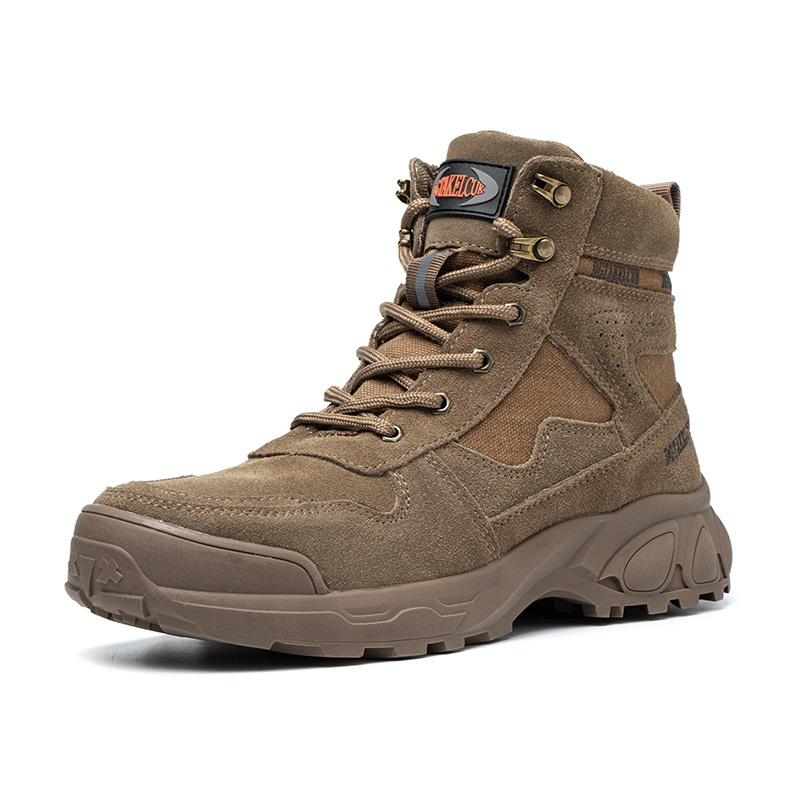 Dinggu Brand Customized LOGO OEM Steel Toe Shoes Construction Work Boots Safety shoes men's worker boots