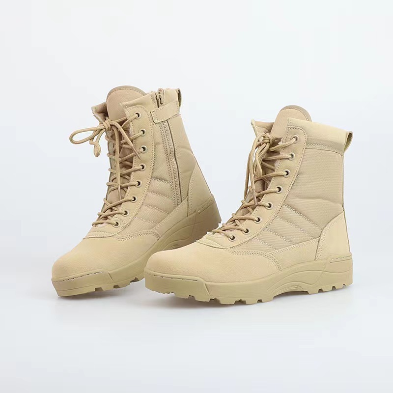 Dinggu high quality tactical boots combat safety boots for men outdoor mountaineering desert winter boots