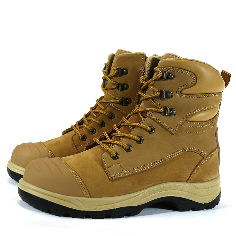 2023 Anti-Crash Anti-Puncture Anti-Static, Anti-Ski, Anti-Oil Steel Toe Heavy Duty Safety Boot Shoes Protective Work Mining Boot