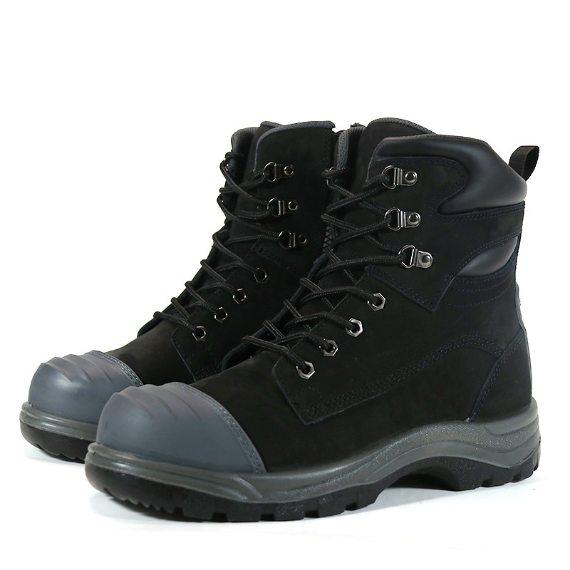 2023 Anti-Crash Anti-Puncture Anti-Static, Anti-Ski, Anti-Oil Steel Toe Heavy Duty Safety Boot Shoes Protective Work Mining Boot